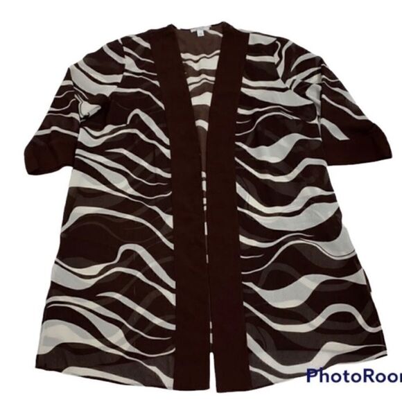 Dressbarn Open-front Kimono Jacket(Size 24W) - Picture 1 of 6